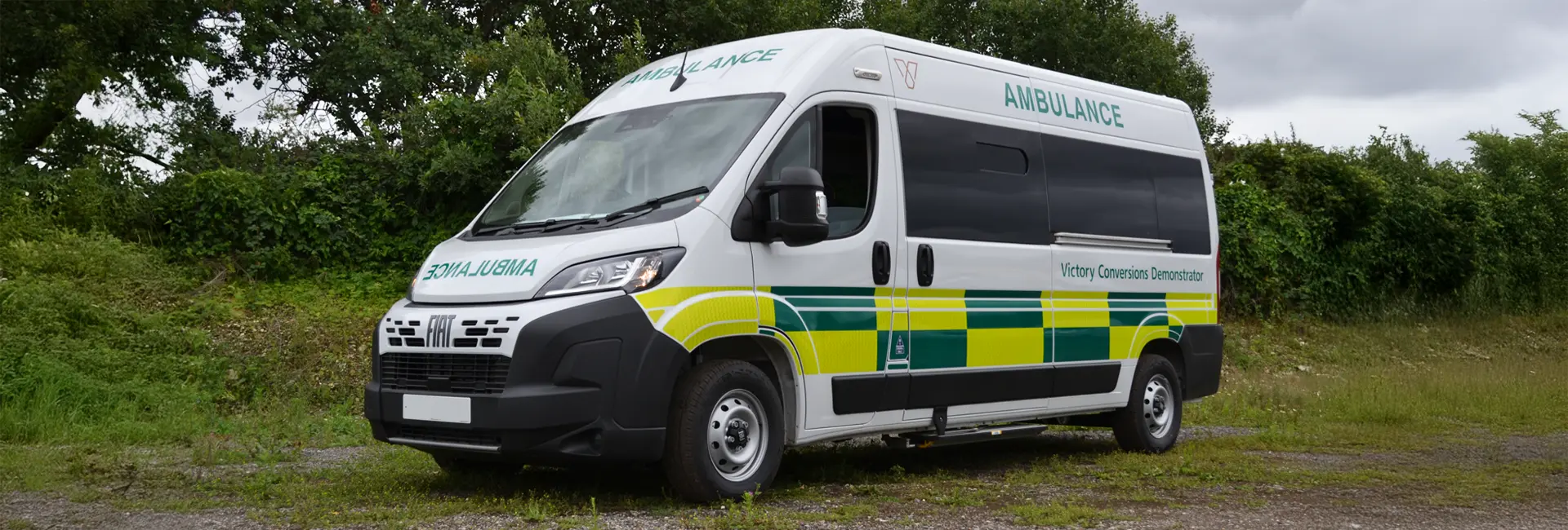Patient transport Ambulance vehicle conversion by Victory Conversions